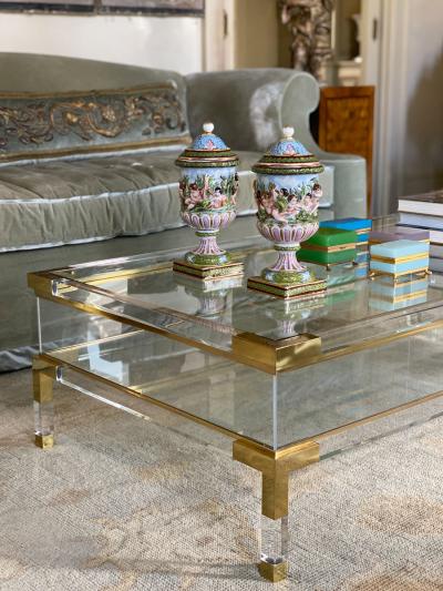 Maison Jansen Circa 1970 Maison Jansen Vitrine Coffee Table