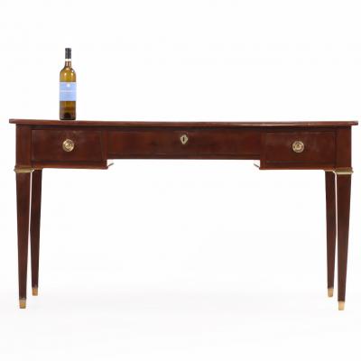 Maison Jansen Directoire style Mahogany Bronze Mounted Writing Desk C 1940 