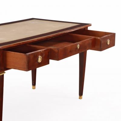 Maison Jansen Directoire style Mahogany Bronze Mounted Writing Desk C 1940 
