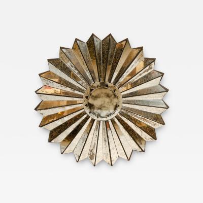 Maison Jansen Eglomise Sunburst Mirror