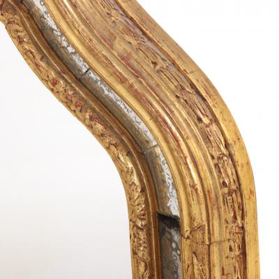 Maison Jansen French Carved Gilt Mirror in the manner of Maison Jansen C 1950 