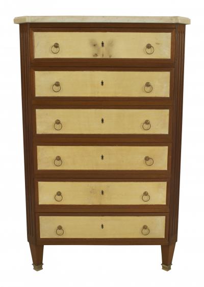 Maison Jansen French Louis XVI Style Jansen Mahogany Chest