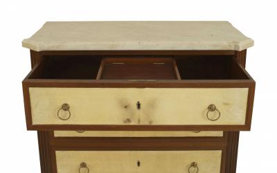 Maison Jansen French Louis XVI Style Jansen Mahogany Chest