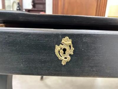 Maison Jansen French Maison Jansen Attributed Louis XVI Style Ebonized Desk