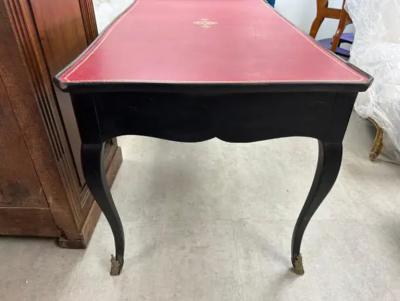 Maison Jansen French Maison Jansen Attributed Louis XVI Style Ebonized Desk