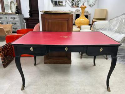Maison Jansen French Maison Jansen Attributed Louis XVI Style Ebonized Desk