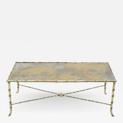 Brass Bamboo Coffee Table