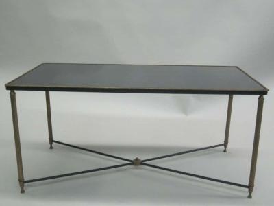 Maison Jansen French Mid Century Modern Neoclassical Cocktail Table Attr Maison Jansen