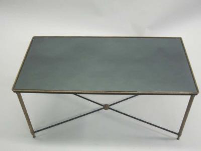 Maison Jansen French Mid Century Modern Neoclassical Cocktail Table Attr Maison Jansen