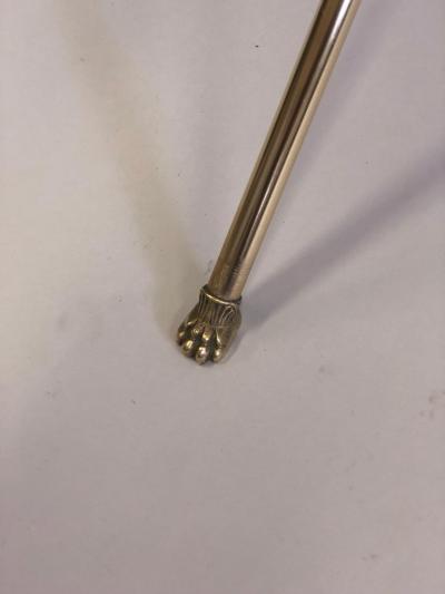 Maison Jansen French Modern Neoclassical Brass and Marble Coffee Table by Maison Jansen