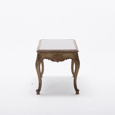 Maison Jansen French R gence Style Painted And Parcel Gilt Cocktail Table
