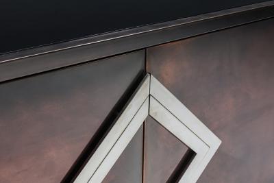 Maison Jansen Hollywood Regency Bronze Credenza in the Style of Maison Jansen 1970