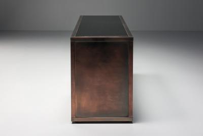 Maison Jansen Hollywood Regency Bronze Credenza in the Style of Maison Jansen 1970