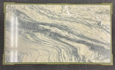 Maison Jansen Hollywood Regency Coffee Table by Maison Jansen Marble Top Painted