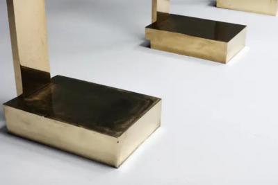 Maison Jansen Hollywood Regency Console Table in Brass in the Style of Maison Jansen 1970s