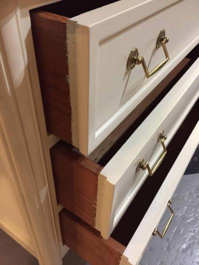 Maison Jansen Hollywood Regency Louis XVI Style Commode Nightstand Jansen Attributed