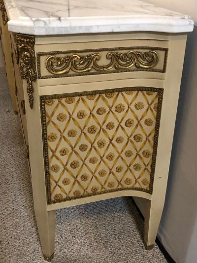 Maison Jansen Hollywood Regency Maison Jansen Style Bronze Mounted Commodes Chests Nightstands