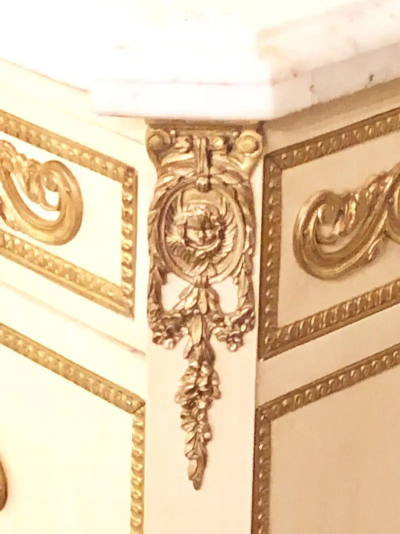 Maison Jansen Hollywood Regency Maison Jansen Style Commodes or Nightstands a Pair