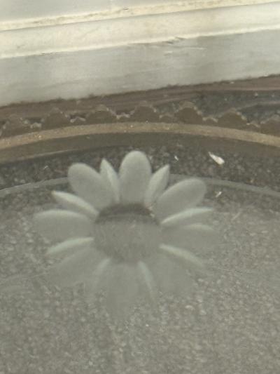 Maison Jansen ITALIAN ART DECO BRASS ETCHED GLASS DOUBLE TIER BAR CART