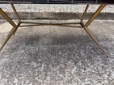 Maison Jansen Italian Modern Bronze Cocktail Table