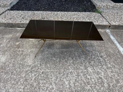 Maison Jansen Italian Modern Bronze Cocktail Table