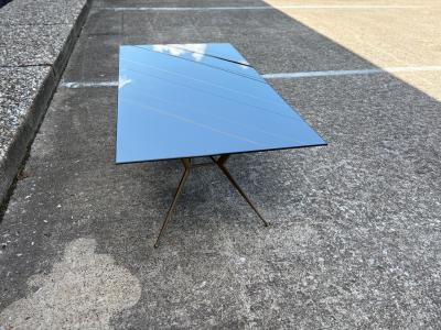 Maison Jansen Italian Modern Bronze Cocktail Table