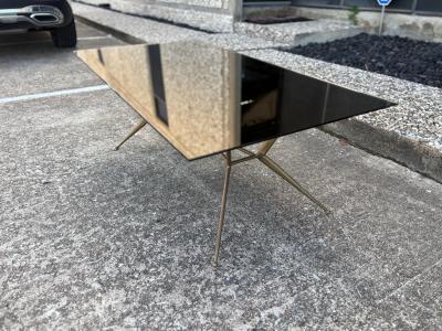 Maison Jansen Italian Modern Bronze Cocktail Table