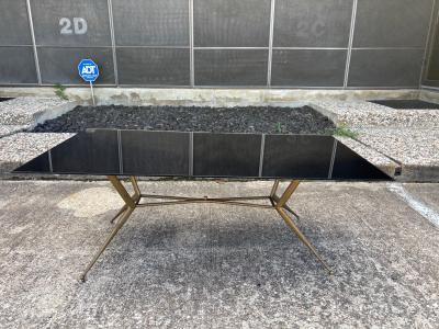 Maison Jansen Italian Modern Bronze Cocktail Table