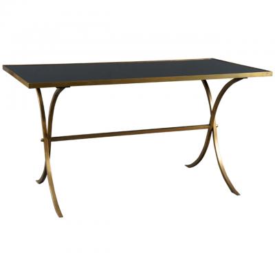 Maison Jansen Jansen Style French Brass and Glass Coffee Table