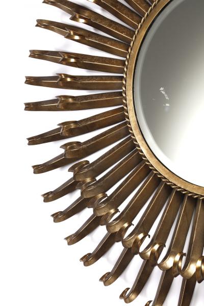 Maison Jansen Large French Sunburst Mirror