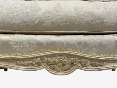 Maison Jansen Louis XVI Armchairs Giltwood Fabric France 20th c 