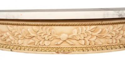 Maison Jansen Louis XVI Style White Painted Console Table From The Waldorf