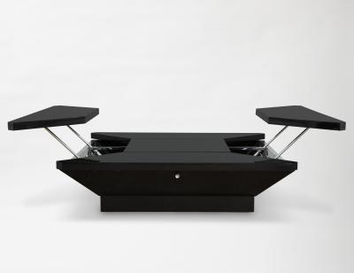 Maison Jansen MAISON JANSEN PETALES BLACK LACQUER COFFEE TABLE