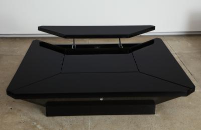 Maison Jansen MAISON JANSEN PETALES BLACK LACQUER COFFEE TABLE