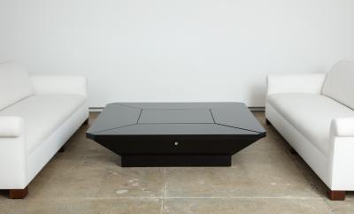 Maison Jansen MAISON JANSEN PETALES BLACK LACQUER COFFEE TABLE