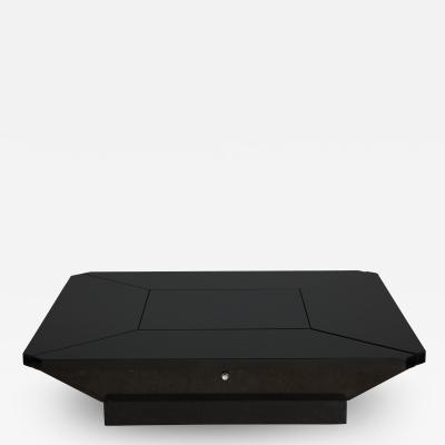 Maison Jansen MAISON JANSEN PETALES BLACK LACQUER COFFEE TABLE