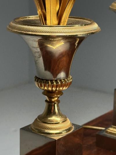 Maison Jansen Maison Charles Attr Hollywood Regency French Table Lamps France 1950s