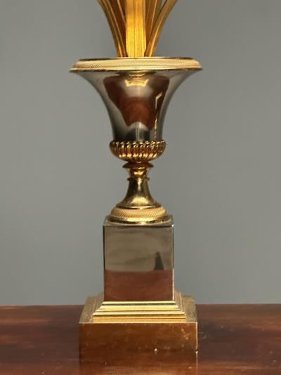 Maison Jansen Maison Charles Attr Hollywood Regency French Table Lamps France 1950s