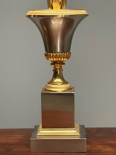 Maison Jansen Maison Charles Attr Hollywood Regency French Table Lamps France 1950s