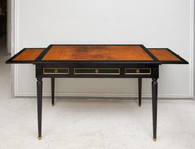 Maison Jansen Maison Jansen Attributed French Leather Top Bureau Plat Desk