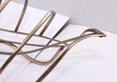 Maison Jansen Maison Jansen Brass Magazine Holder