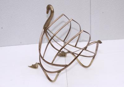 Maison Jansen Maison Jansen Brass Magazine Holder