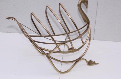 Maison Jansen Maison Jansen Brass Magazine Holder