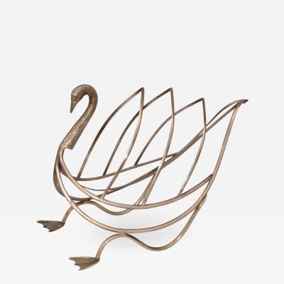 Maison Jansen Maison Jansen Brass Magazine Holder