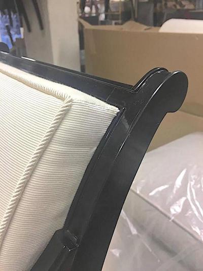 Maison Jansen Maison Jansen Chicest Black Neoclassic Exceptional Pair of Armchairs