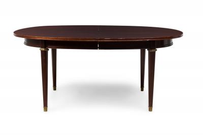 Maison Jansen Maison Jansen French Mahogany and Bronze Extension Dining Conference Table