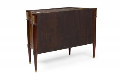 Maison Jansen Maison Jansen French Mid Century Bronze Mounted Mahogany Chest