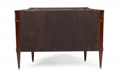Maison Jansen Maison Jansen French Mid Century Bronze Mounted Mahogany Chest