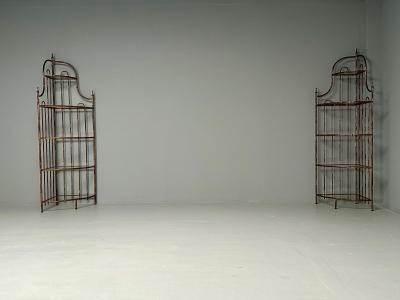 Maison Jansen Maison Jansen Hollywood Regency Etag res Brass Faux Bamboo 1970s