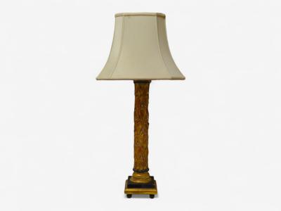 Maison Jansen Maison Jansen Hollywood Regency Giltwood Table Lamps France 1950s